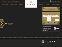 Tablet Screenshot of hotelstiara.com